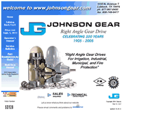 Tablet Screenshot of johnsongear.com